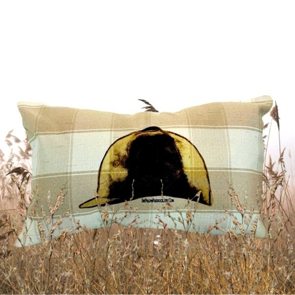 equestrian lumbar pillow 12x20 The Pillow Paddock cover only